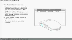 The tutorial of Windows 3.11