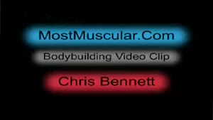 Bodybuilder Chris Bennett biceps - Guns 2002