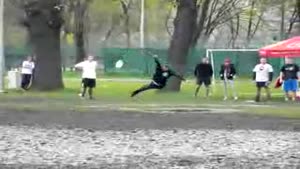 Frisbee catch FAIL