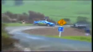 Rally driver got distracted
