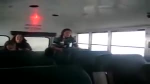 Girl vs Bus Roof