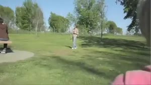 Huge butterfly swarm attacks man