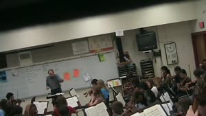 Music teacher freakout