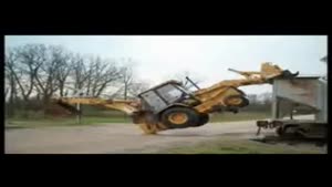 Simple unloading of Tractor