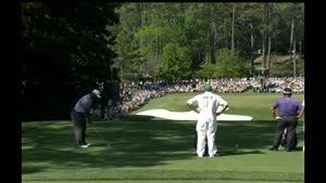 Frustrated Tiger Woods