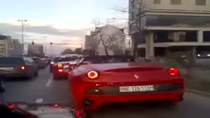 Ferrari California Crash
