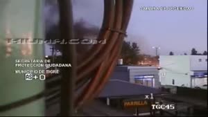 Plane crash caught on CCTV