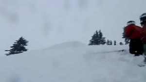 Skiing Rag-Doll Back Flip