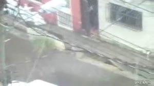 Retaining Wall Crushes Parked Car