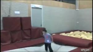 Double Backflip Faceplant Off Trampoline