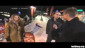 Snowboarder FAIL