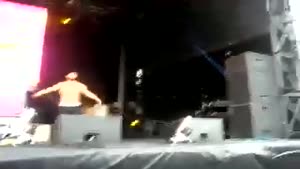 Stage Diving Fail