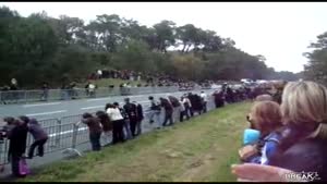 Bikers Fail In Front Of Crowd