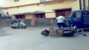 Dumb Scooter Fail