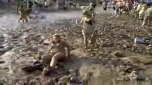 Drunk Fat Girl Fights The Mud