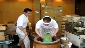 Japanese Guys Making Mochi