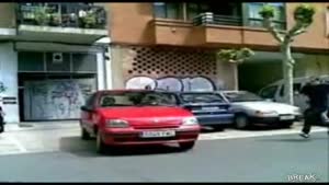 Jump over car fail