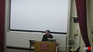 Idiot Disturbs College Lecture