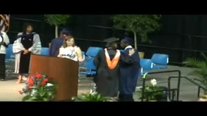 Student Passes Out At Graduation Ceremony