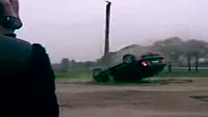 BMW X5 Stunt Gone Wrong