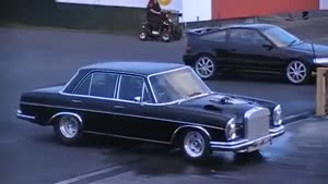 V8 tt Mercedes 1/4 mile drag