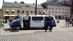 Swedish Cop Dancing
