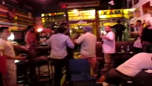 trendy NY bar fight