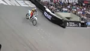 Motorcross Front Flip Fail