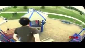 Suicidal parkour jump