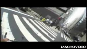 biker collides with old man