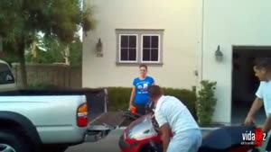 Loading A Bike Fail