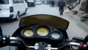 Biker Films Bad Crash