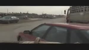 Humvee VS Car In Iraq