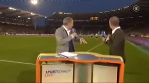 Tv Presenter Scared Of Invisible Ball