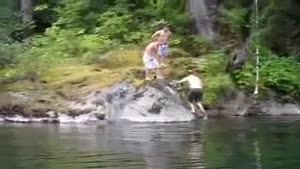 Rope Swing Fail