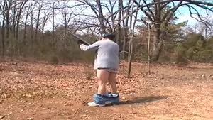 Shotgun Blows Off Pants