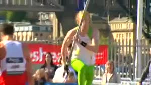 Pole Vault High Jumper Fail