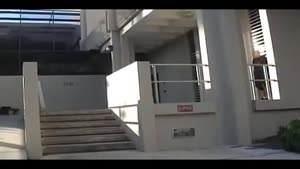 Parkour Kid Gets Railed 