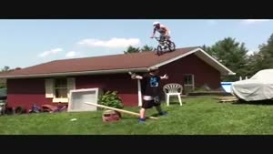 Bike Off Roof Catapult Nutshot 