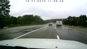 Wet Road Wipeout