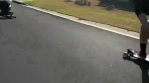 Super Bad Longboard Crash 