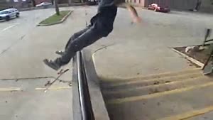 Skateboard fail