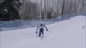 Ski Race Start Fail
