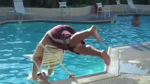 Pool Dive Epic Fail