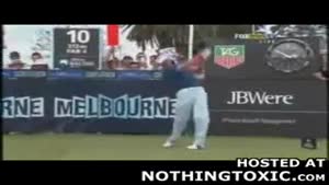 Golfer Knocks Out Spectator With Ball