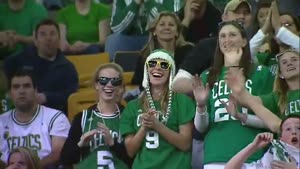 Boston Celtics Fan Goes Nuts