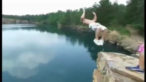 Cliff Diving Fail