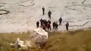 Snow Bowling