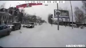 Cop Car Crashes Into Another Cop Car