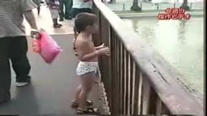 Little Kid Underestimates The Power Of Water